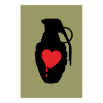 Love Grenade - Love is a Battlefield posters