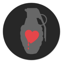 Love Grenade - Love is a Battlefield stickers