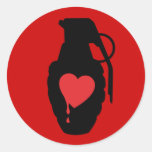 Love Grenade - Love is a Battlefield Stickers
