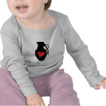 Love Grenade - Love is a Battlefield t-shirts