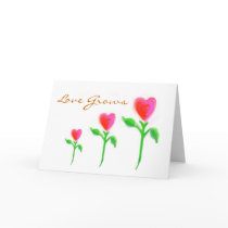 Love Grows announcement cards