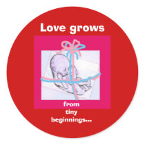 Love grows from tiny beginnings.. stickers by Annaart Love grows from tiny beginnings.. stickers