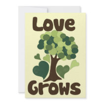 Love Grows Custom Invitations