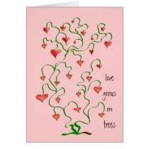 Love Grows on Trees Greeting Card