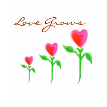 Love Grows t-shirt #3 by SuzeeQ Love Grows t-shirt #3