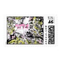 Love grunge postage postage