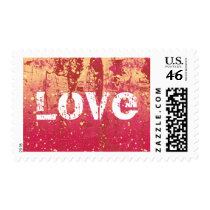 Love Grunge Urban Sunrise Postage Stamp