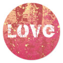 Love Grunge Urban Sunrise Sticker