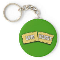Love Haight Key Chains