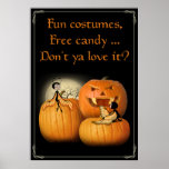 Love Halloween Poster