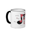 Love Hangin' with Music Mug by littleamylee Love Hangin' with Music Mug