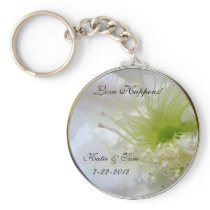 Love Happens Festive Wedding Favor Keychain