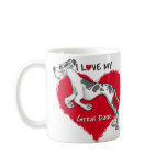 Love Harlequin Great Dane UC Coffee Mug