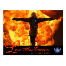 LOVE HAS ENEMIES -Postcard
