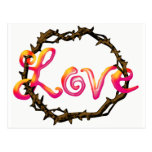 LOVE HAS THORNS POSTCARD