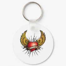 Love has Wings keychains by karabunda Love has Wings keychains