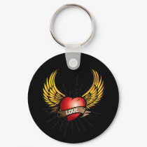 Love has Wings keychains by karabunda Love has Wings keychains