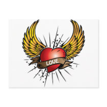 Love has Wings postcards