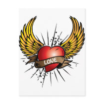 Love has Wings postcards