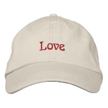 Love Hat embroidered hats by PhotoPatch Love Hat embroidered hats