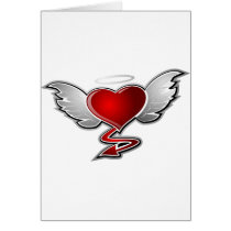 LOVE HATE GREETING CARD