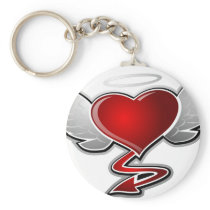 LOVE HATE KEYCHAINS