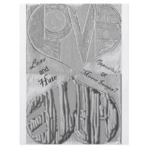 Love Hate Mirror Custom Flyer