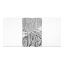 Love Hate Mirror Photo Greeting Card