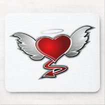 LOVE HATE MOUSE PADS