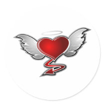 LOVE HATE STICKERS