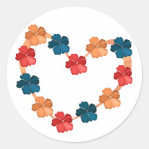Love Hawaii Round Sticker