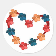 Love Hawaii Round Sticker