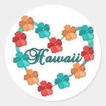 Love Hawaii Stickers