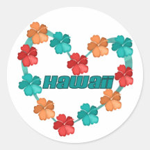 Love Hawaii Stickers