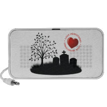 Love Headstones iPhone Speaker