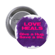 Love Heals Buttons