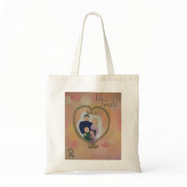 "Love Heals" Charity Heart Art Bag