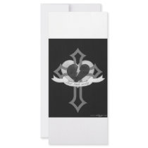 Love Heals Surely - Black & White rack cards