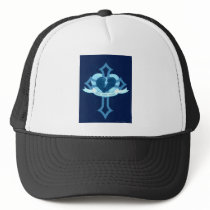 Love Heals Surely - Blue Effect hats by noelgiger Love Heals Surely - Blue Effect hats