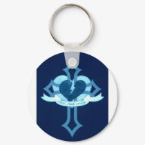 Love Heals Surely - Blue Effect keychains