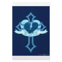 Love Heals Surely - Blue Effect stationery