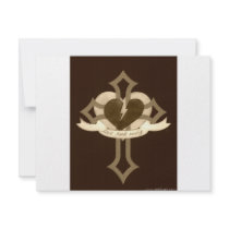 Love Heals Surely - Sepia Effect invitations by noelgiger Love Heals Surely - Sepia Effect invitations