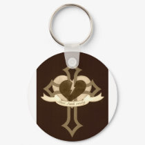 Love Heals Surely - Sepia keychains