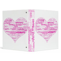 LOVE HEART binders by bd5178 LOVE HEART binders