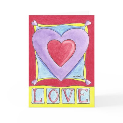 Love Heart Greeting Card