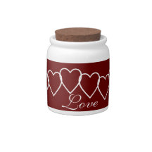 Love  Heart Chain Candy Dishes