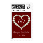 Love Heart Diamond Anniversary Postage