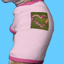 LOVE HEART FLOWER GARLAND pet clothing