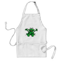 love heart frog aprons