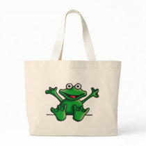 love heart frog bag